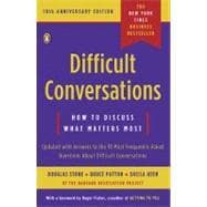 Summary of "Difficult Conversations: How to Discuss What Matters Most"