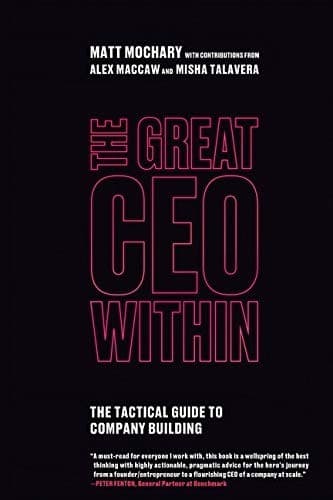 Summary of "The Great CEO Within"