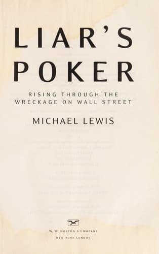 Summary of "Liar's Poker"