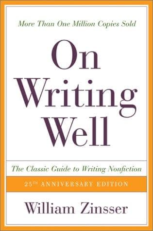 On Writing Well: The Classic Guide to Writing Nonfiction cover