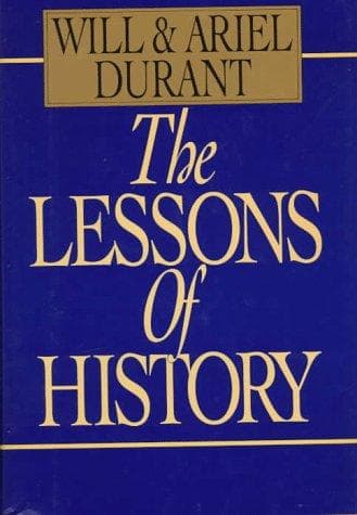 The Lessons of History cover