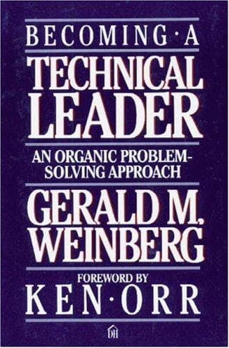 Becoming a Technical Leader cover