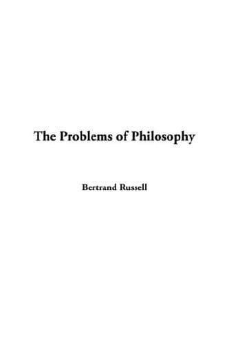 The Problems of Philosophy cover