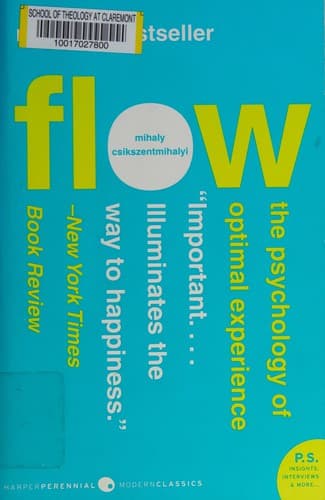 Flow: The Psychology of Optimal Experience cover