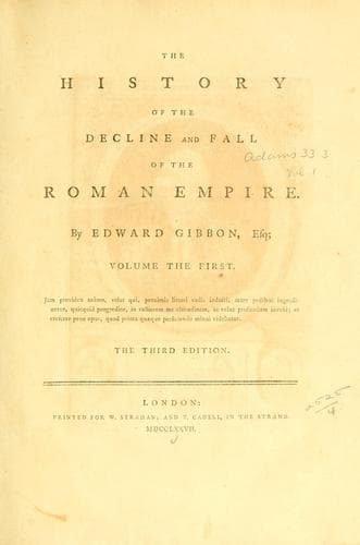 Summary of "The Decline and Fall of the Roman Empire"