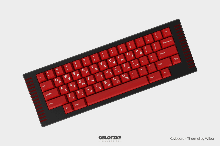 GMK Crimson Cadet keycap set image