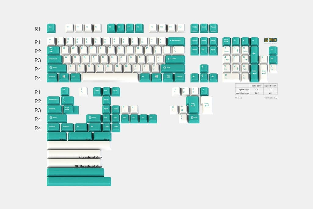 GMK Cyan 2D
