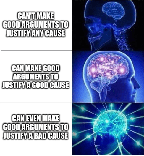 Galaxy Brain Resistance Thinking