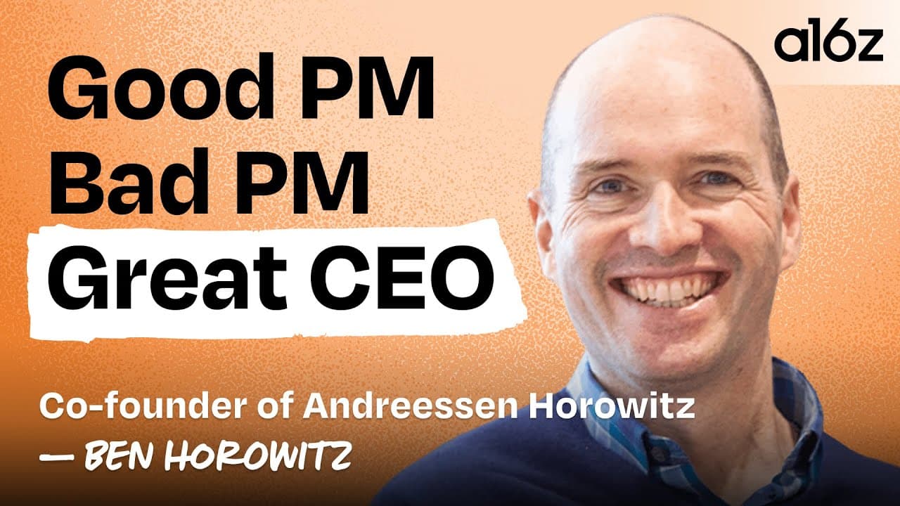 Ben Horowitz on CEO Leadership