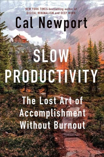Summary of "Slow Productivity: The Lost Art of Accomplishment Without Burnout"