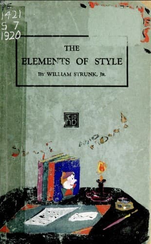Summary of "The Elements of Style"