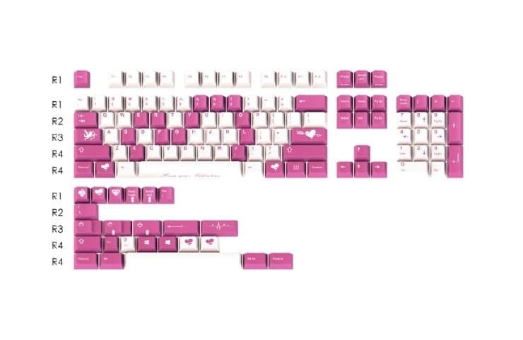 GMK Valentine 2018 Cherry KA 2018 Liebe