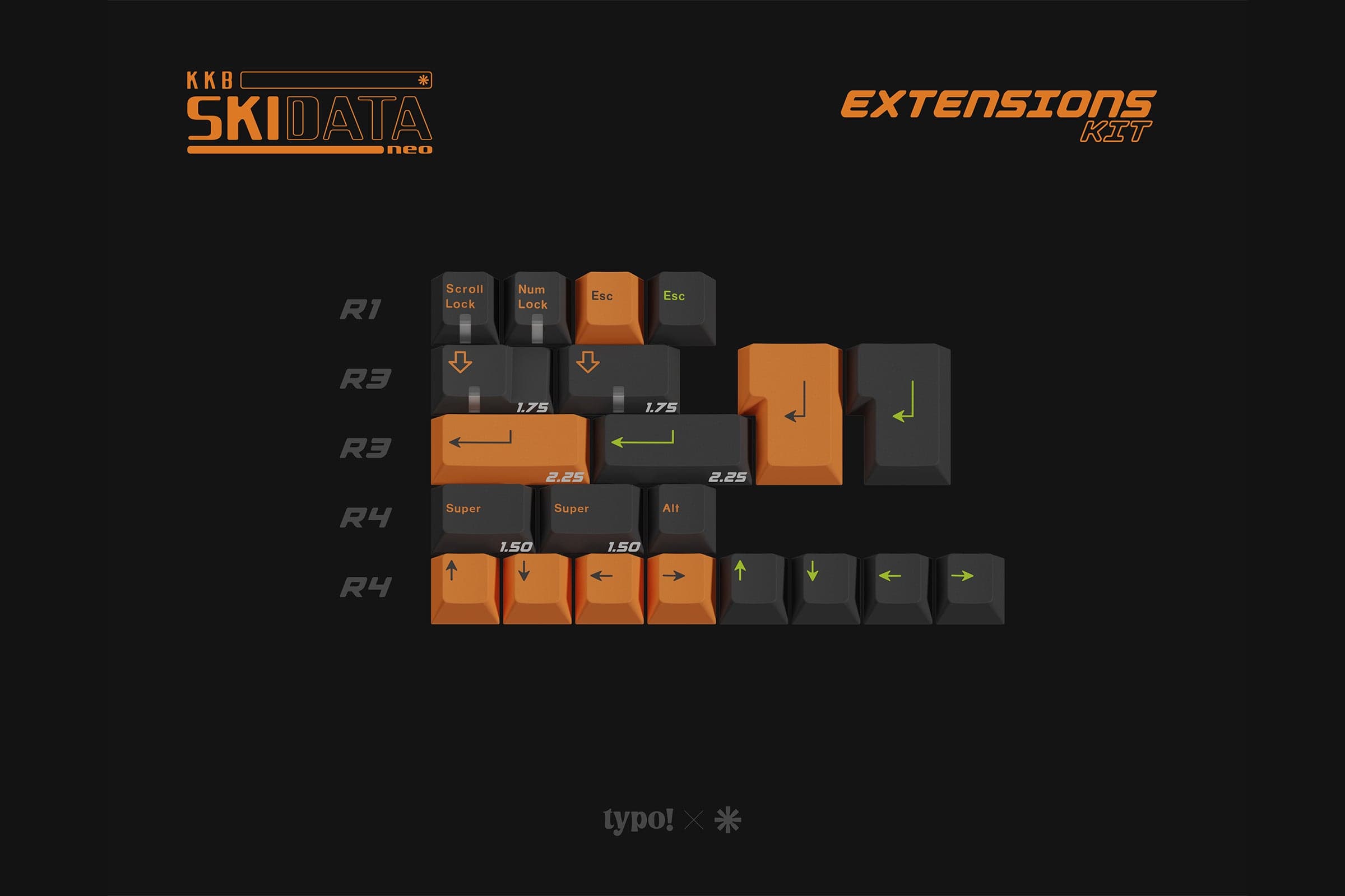 Keykobo Skidata Neo keycap set image