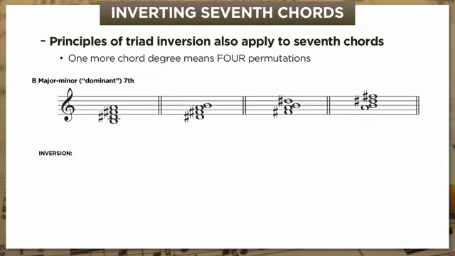 Dominant 7th inversions