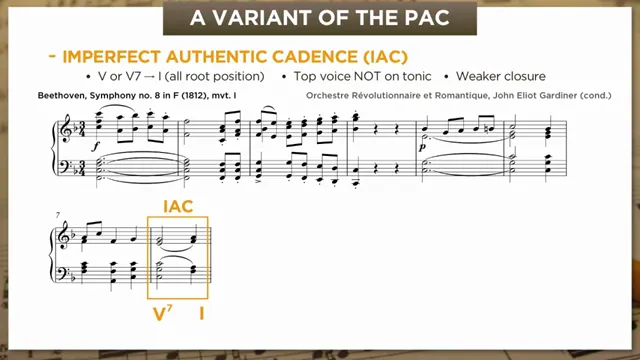 IAC in Beethoven's Eighth Symphony