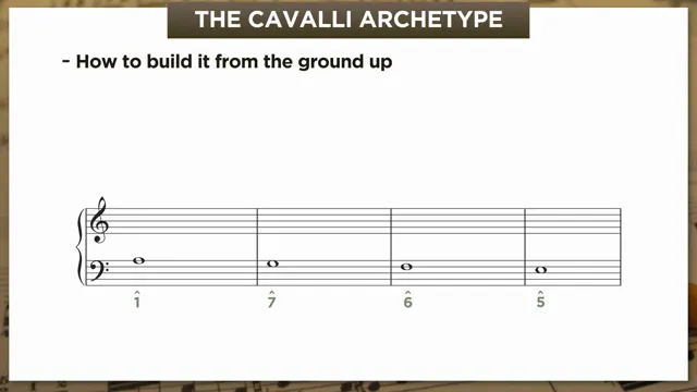 Cavalli archetype voice leading construction